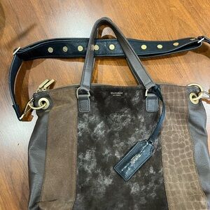 Hammitt Two-Tone Brown-Black Shoulder/Crossbody Purse